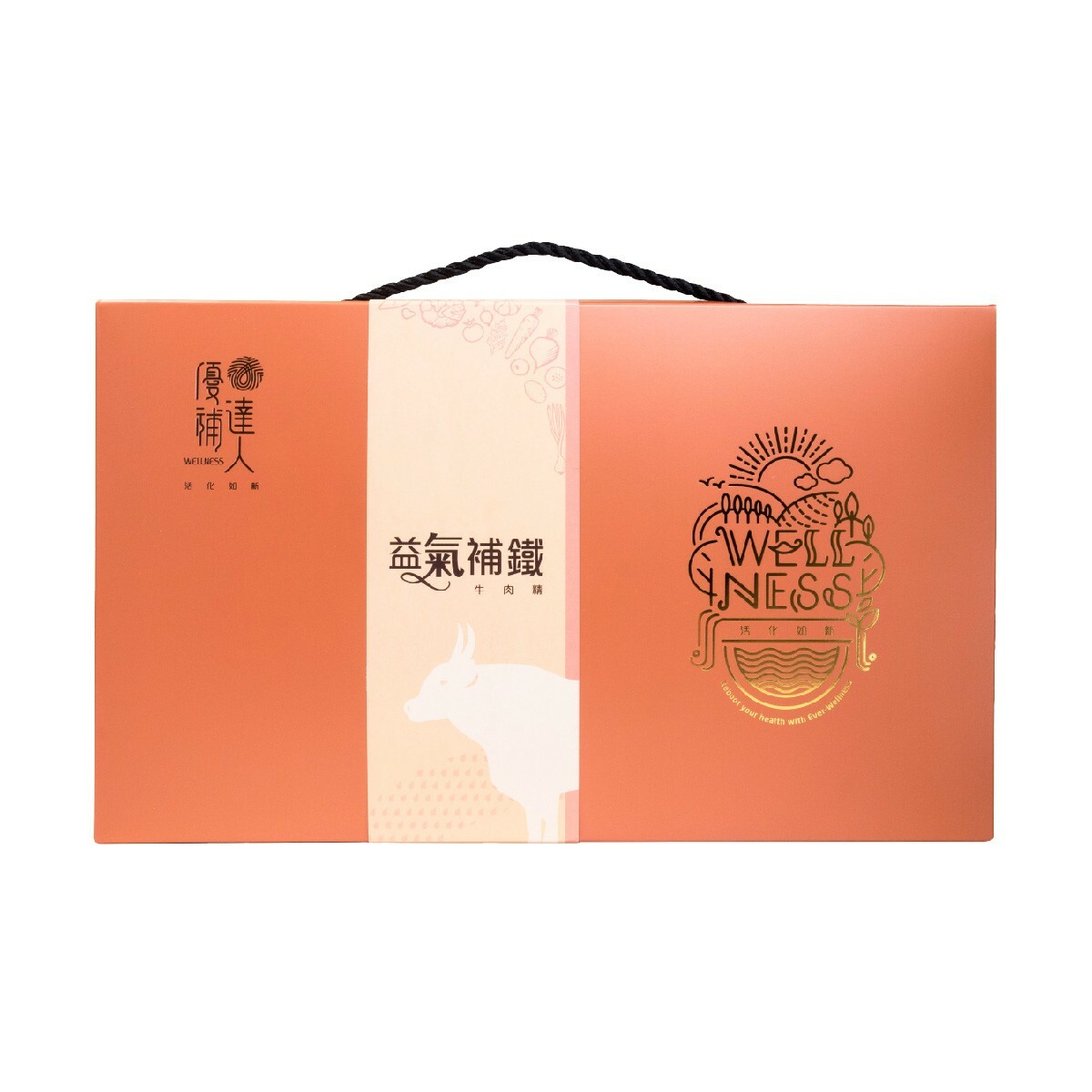 【益氣補鐵牛肉精】常溫60ML*6包 +黃金杯禮盒組