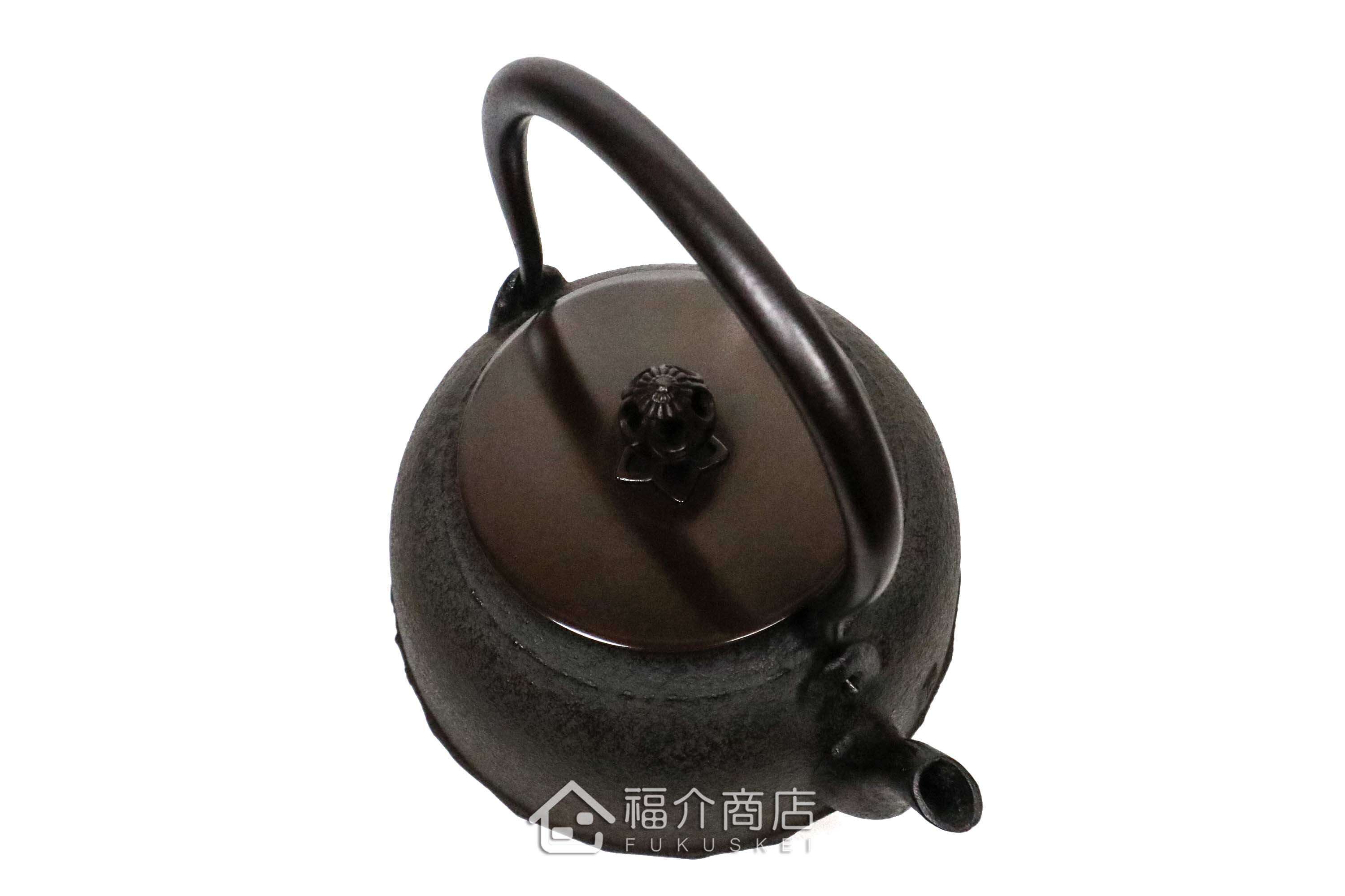 煮水泡茶用的銅蓋鐵壺