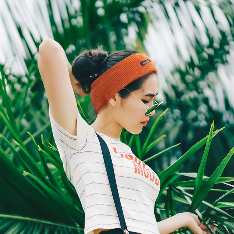 寬版針織髮帶 5色【AY001】