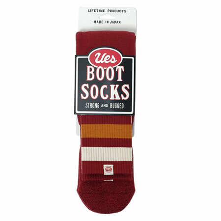 UES BOOT SOCKS / 酒紅色