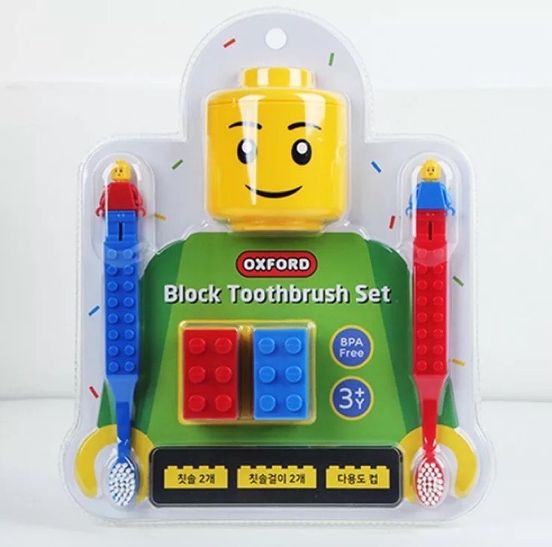 韓國日用品代購_OXFORD*LEGO牙刷組