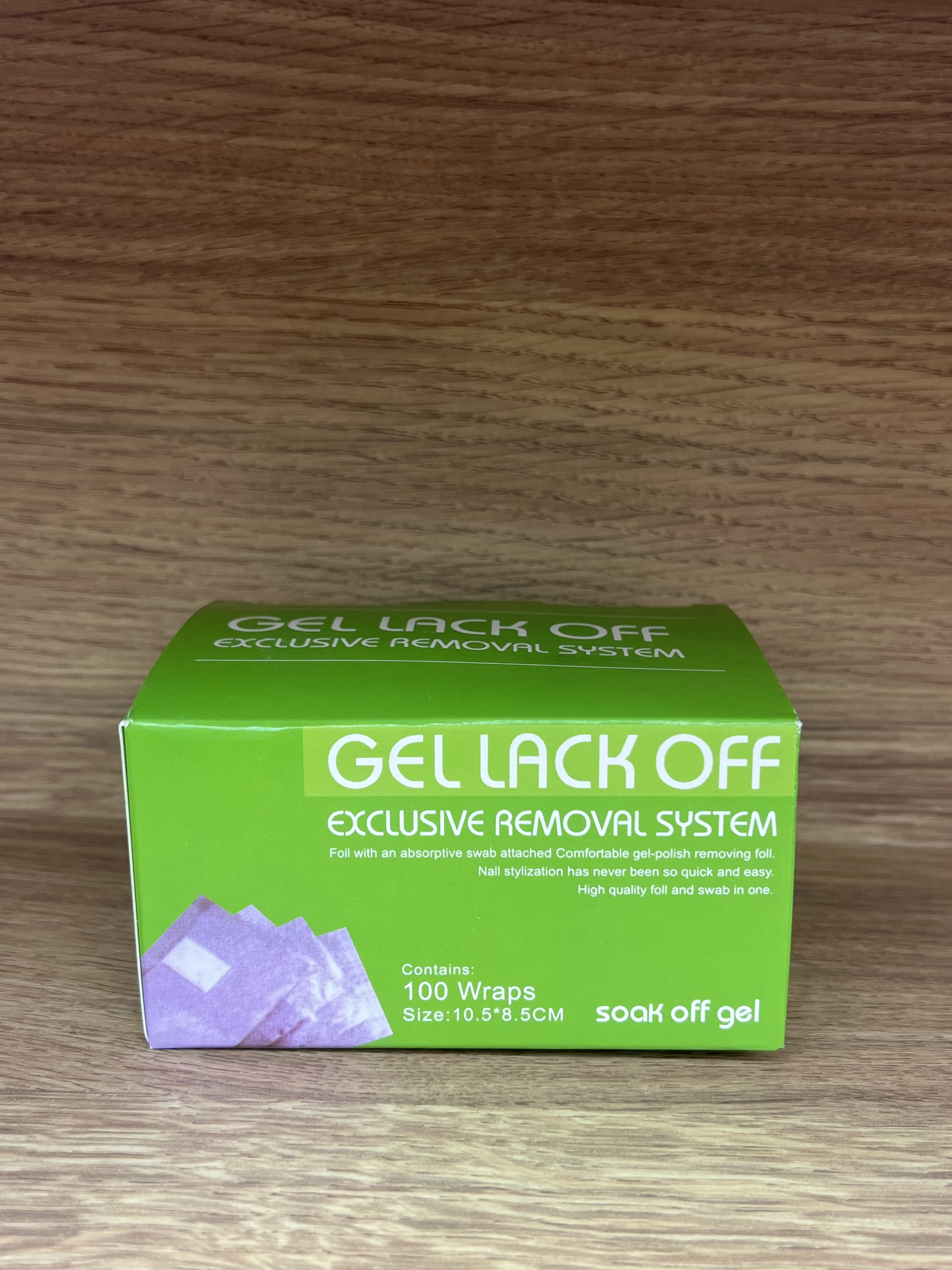 Gel lack off