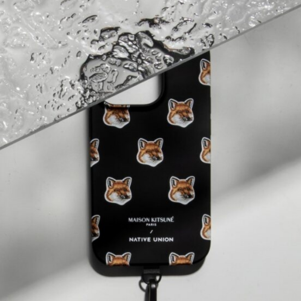 Maison Kitsuné 聯名All Over Fox Head系列- iPhone 15 Pro手機殼