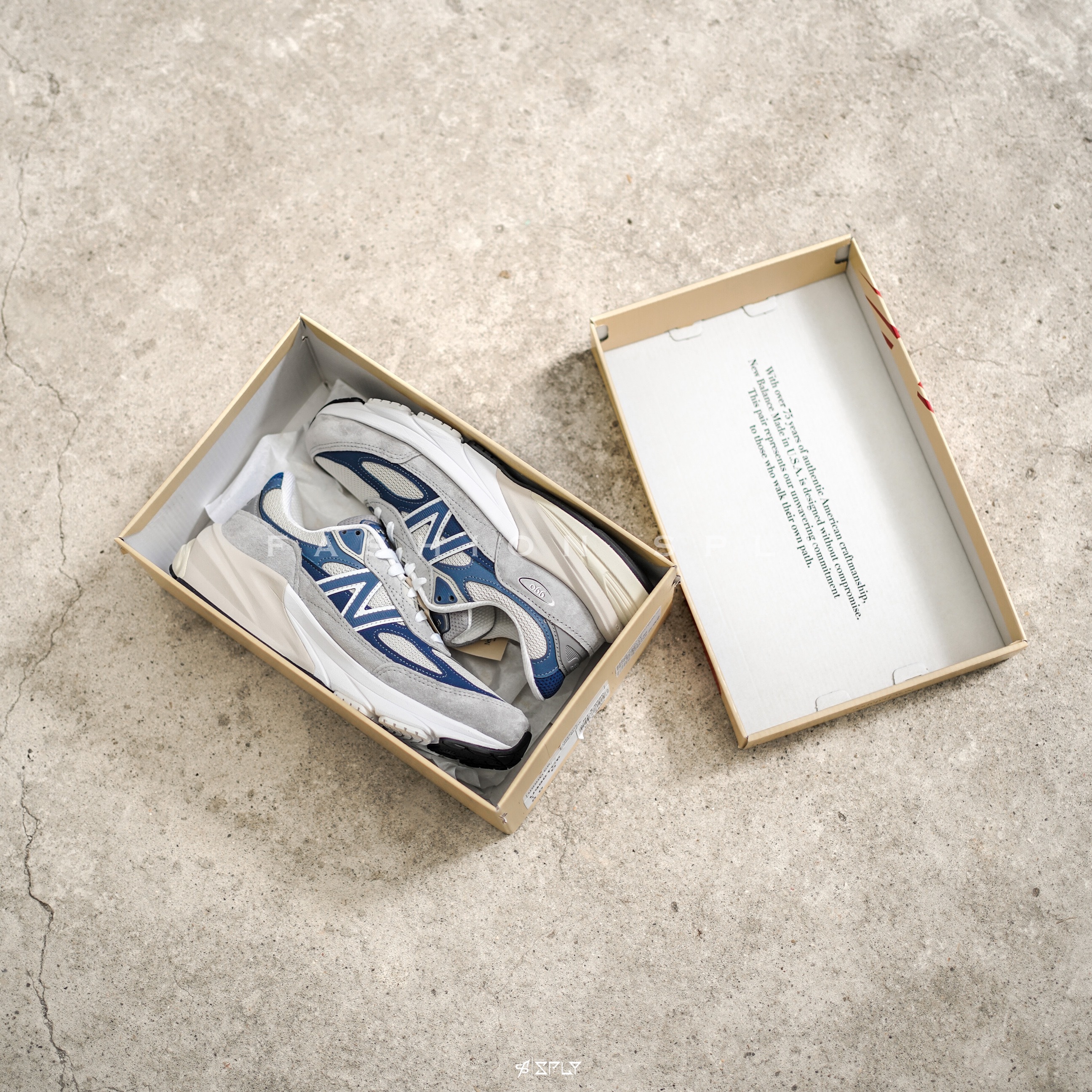 New Balance 990 V6 MiUSA Grey Day 灰藍 U990TC6