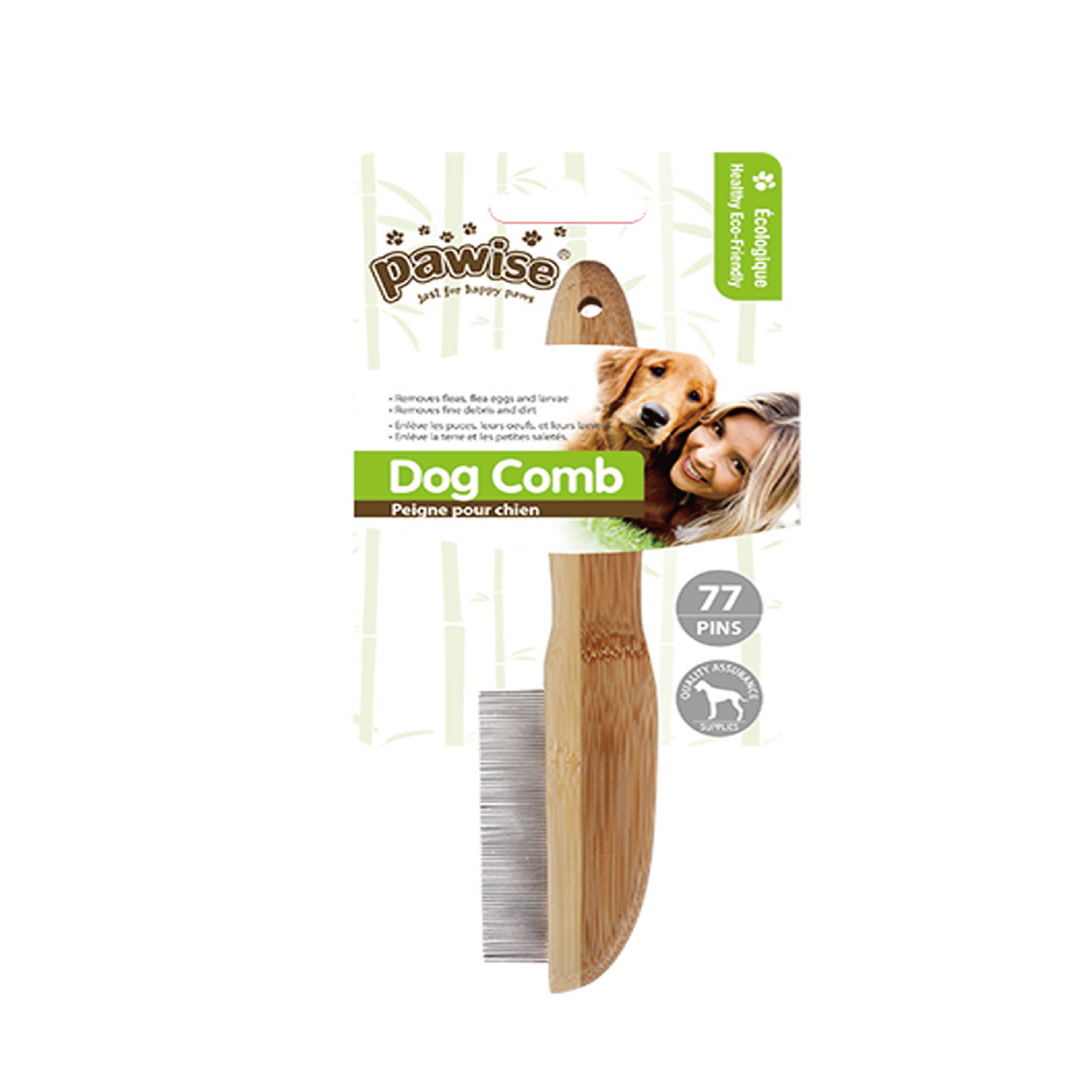 Pawise⎜狗狗毛髮解結梳 77針 (No.11474)