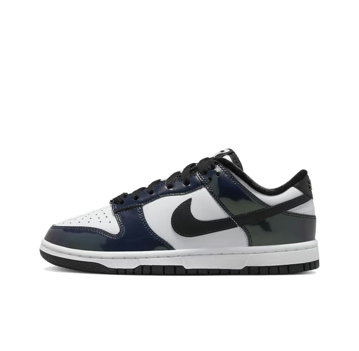 W Nike Dunk Low SE Just Do It 變色龍鐳射 漆皮 FQ8143-001