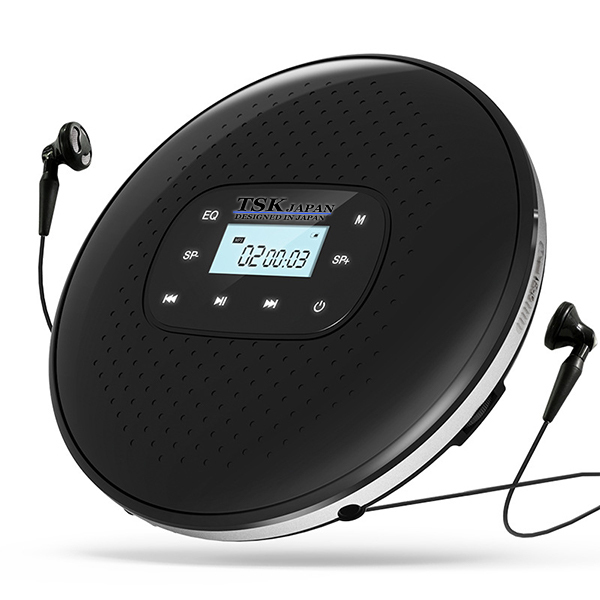 TSK JAPAN Smart Portable CD Player Walkman Touch Screen Repeat Player P3832