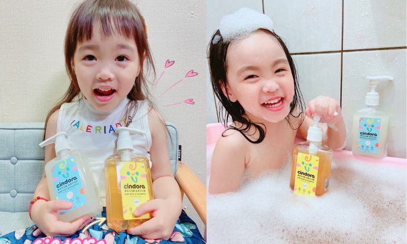 【寶貝洗洗睡系列】 Qiu小妹來洗澎澎囉！一起來看看馨朵拉寶寶洗髮沐浴雙效2合1，寶寶好好睡 SPA級沐浴~