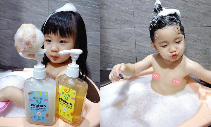 【寶貝洗洗睡系列】 圓圓來洗澎澎囉！一起來看看馨朵拉寶寶洗髮沐浴雙效2合1，寶寶好好睡 SPA級沐浴~