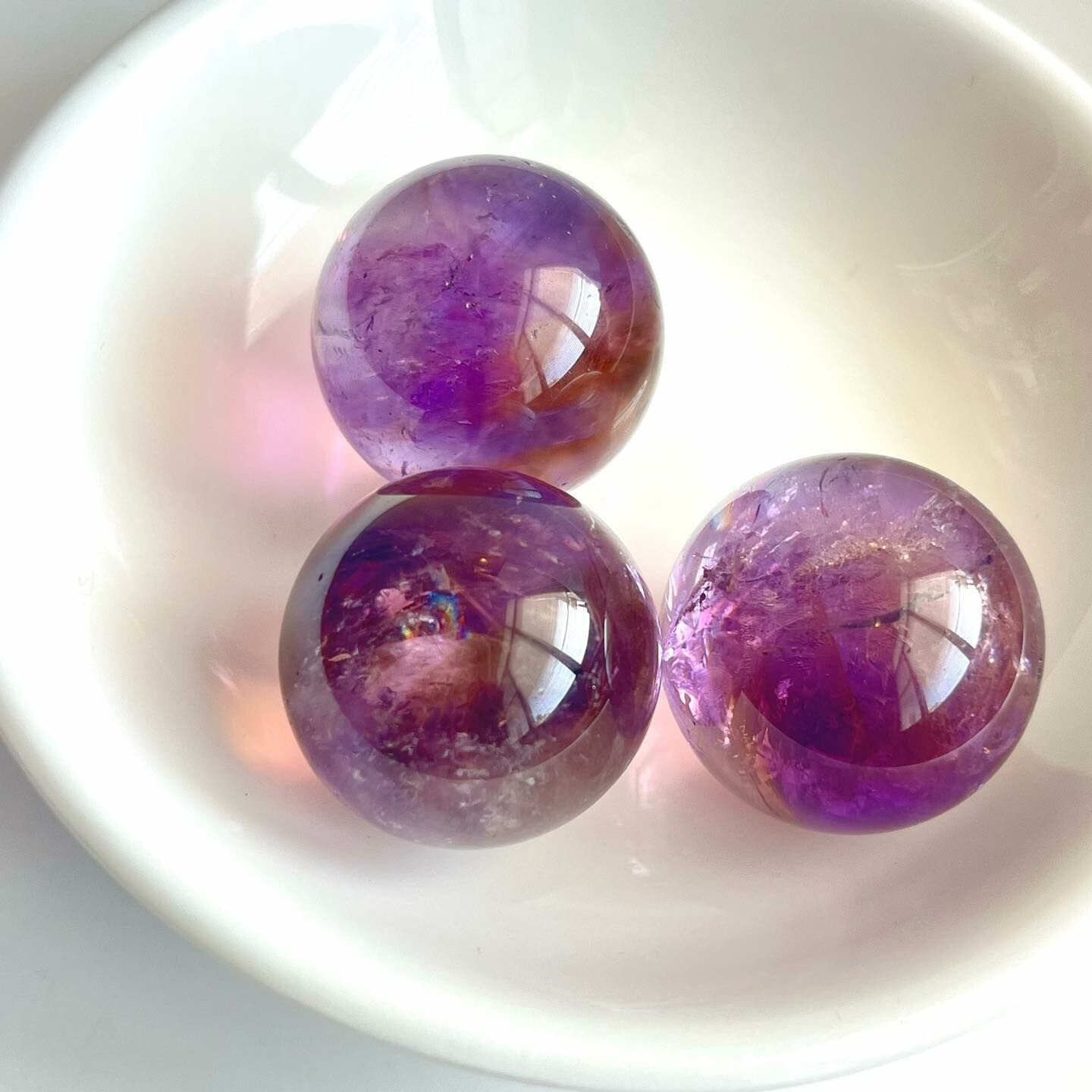 [原石] 紫黃晶 水晶球
