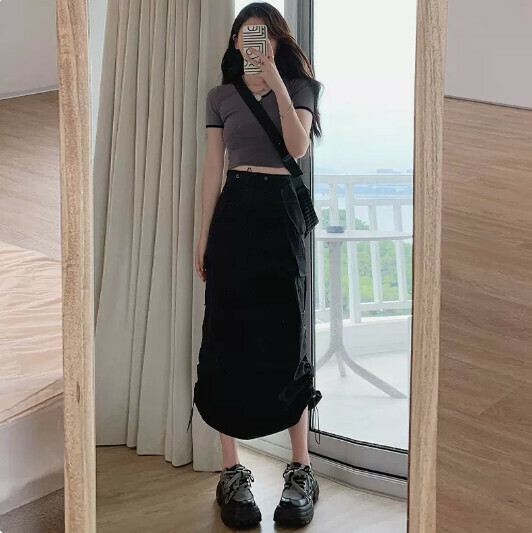 A-line skirt for petites