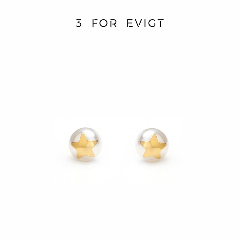 【3 For Evigt】原創設計 | 晨星系列 ｜ 晨星耳釘 | 323400099