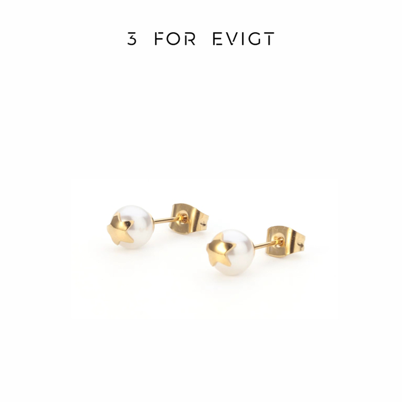 【3 For Evigt】原創設計 | 晨星系列 ｜ 晨星耳釘 | 323400099