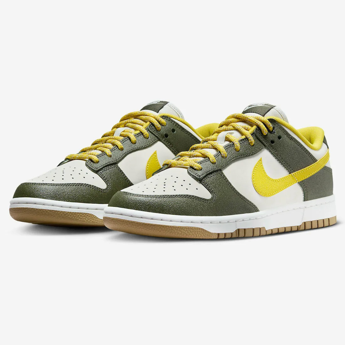 Nike Dunk Low 綠白酪梨綠檸檬黃男女復古休閒鞋FV3629-371