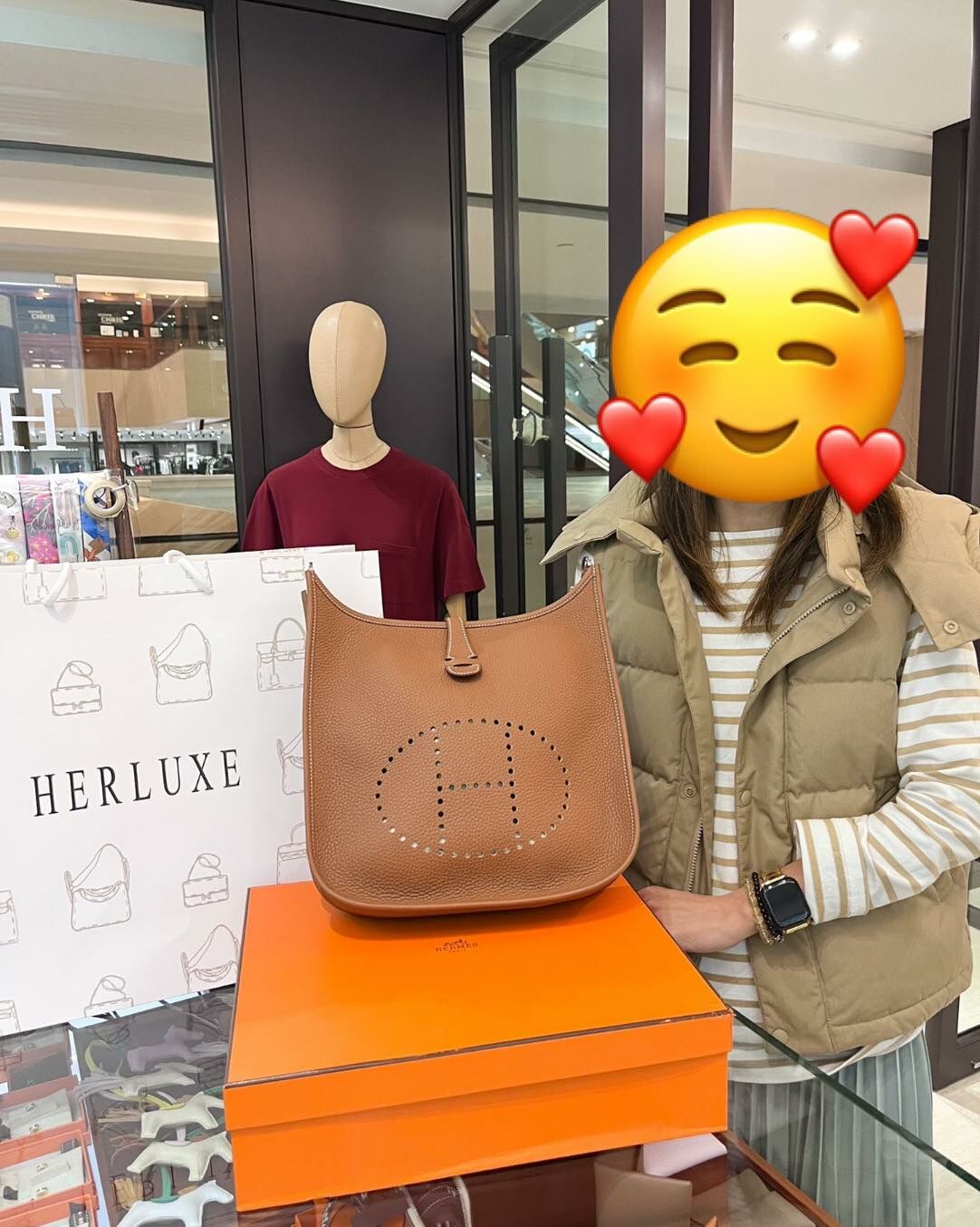 爽快靚靚來pick up Evelyne 29金色銀扣🐫🗝️🥳 還同我哋確定咗下一個目標係Picotin 22🥰 多謝你嘅十分肯定與支持❤️ 我哋會繼續奉上優質好物🙌🛍️