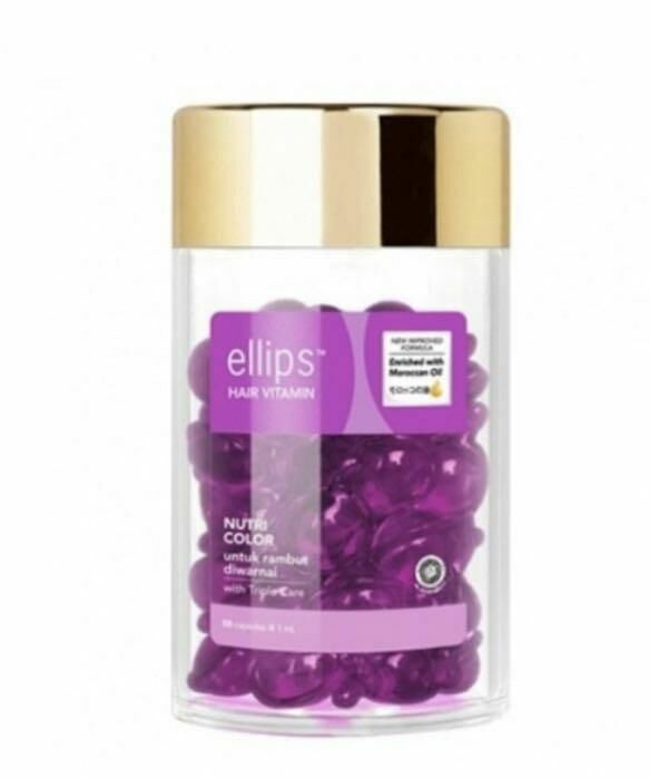 231210-Q21 Ellip 日本髮尾油(TRIPLE CARE)-紫色 護色補水