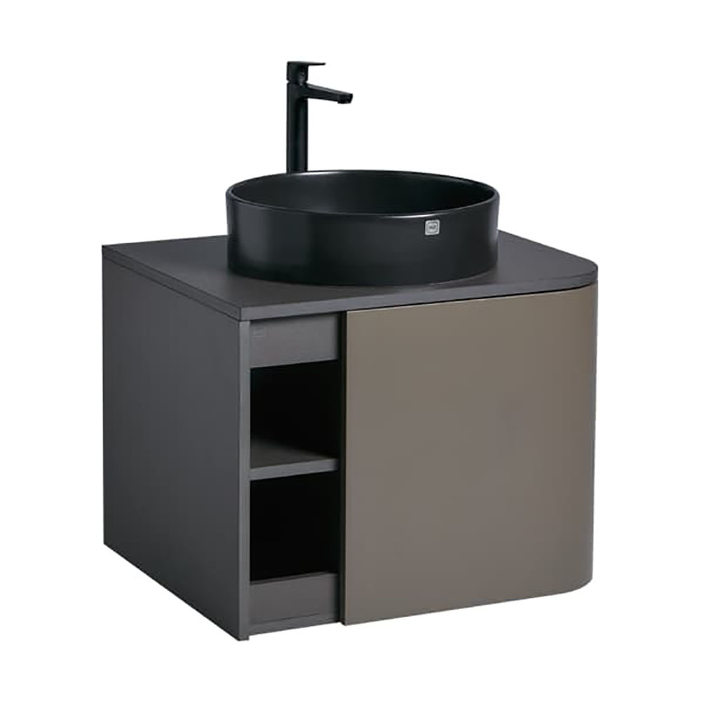 OVO京典｜檯面式臉盆盆櫃組｜茶色