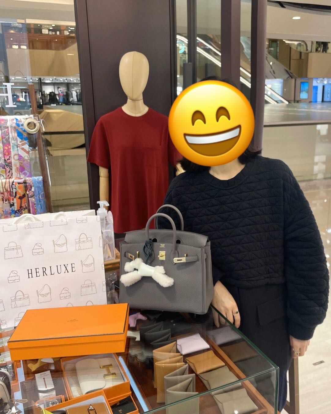 氣質靚靚來pick up貨品🛍️ 清新仙氣的小狗charm同呢隻Birkin錫器灰金扣🪙🔑好襯啊😍 大家都大讚靚爆💥 感謝你的信任🫶 你能覺得物超所值就係對我哋最大的肯定🥳