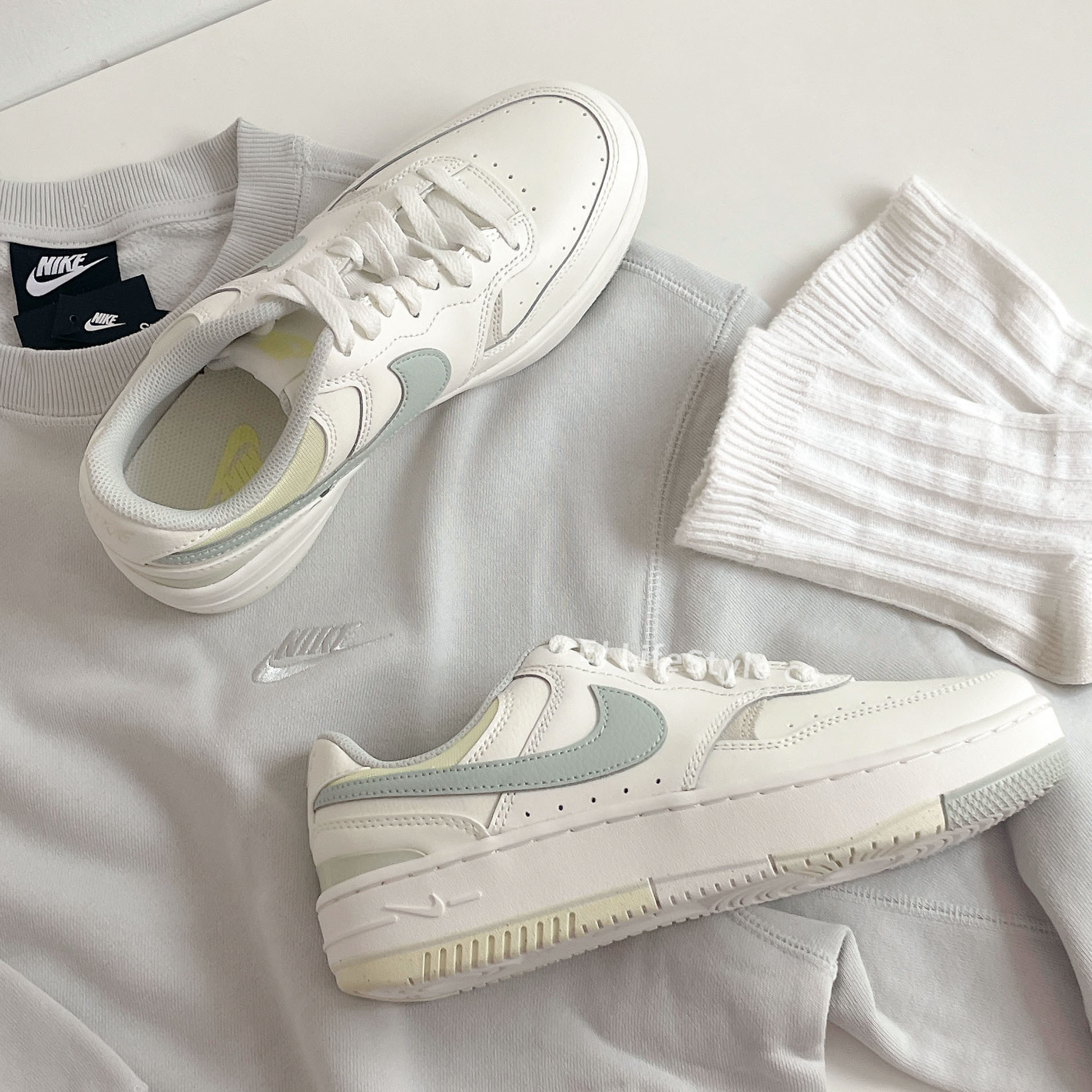 NIKE GAMMA FORCE 焦糖底 拼接 白黑 DX9176-100 奶茶 DX9176-103 灰綠 DX9176-107 / 現貨+調貨