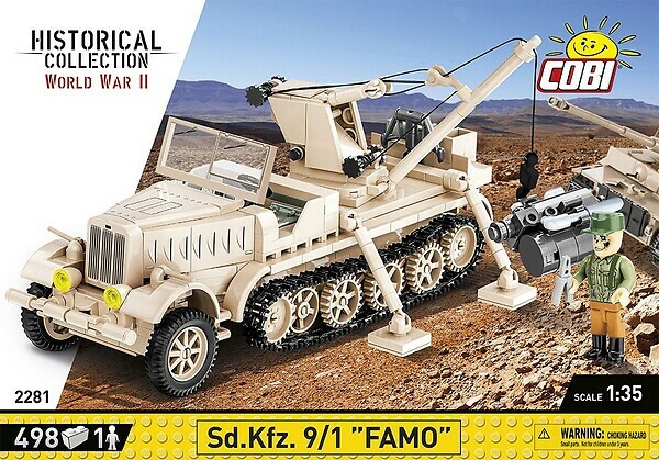 Cobi: WWII 2281 Sd.Kfz. 9/1 Famo (498pcs)