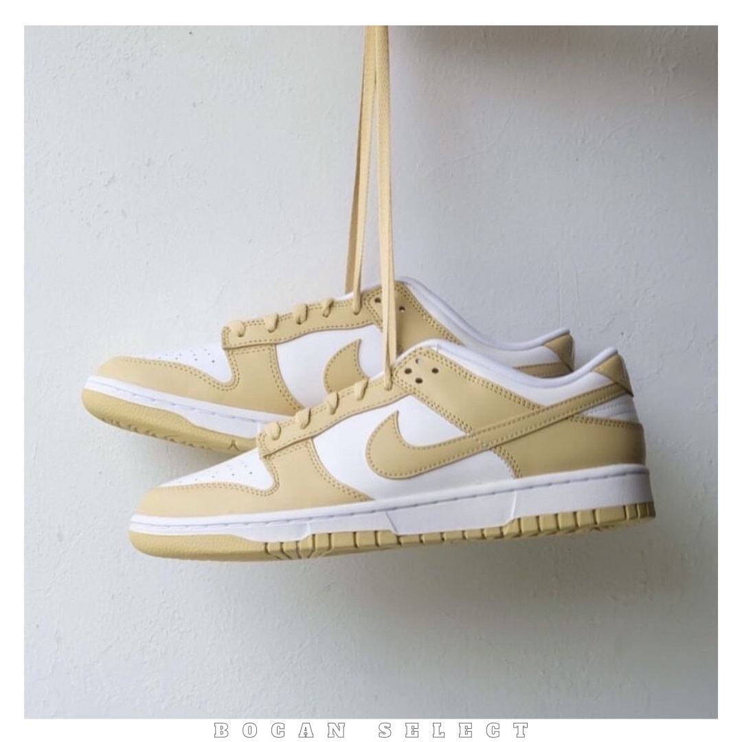 NIKE DUNK LOW "TEAM GOLD" 米白 奶茶 (DV0833-100)