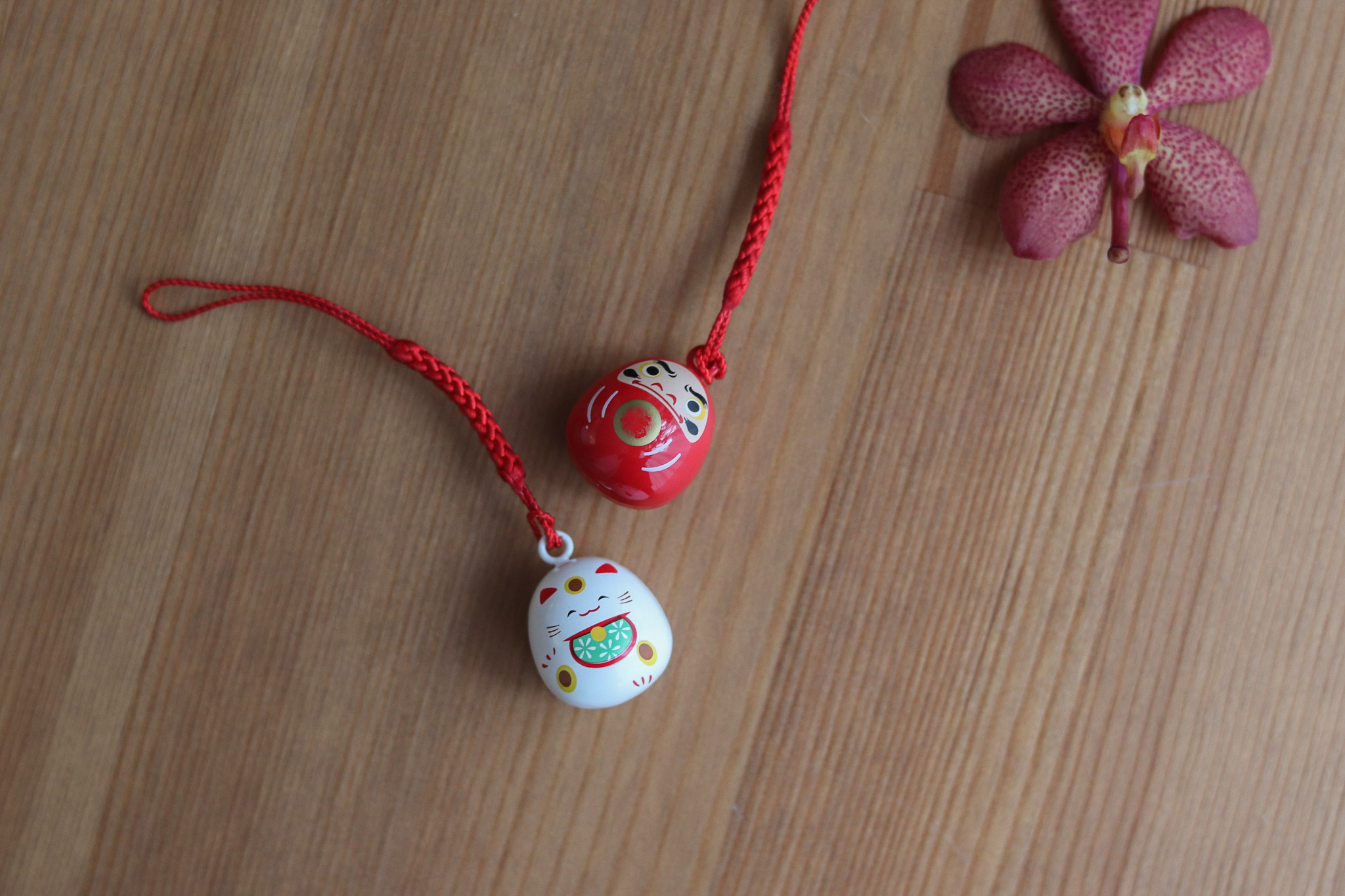 日本 招財貓 達摩 水琴鈴 根付 吊飾