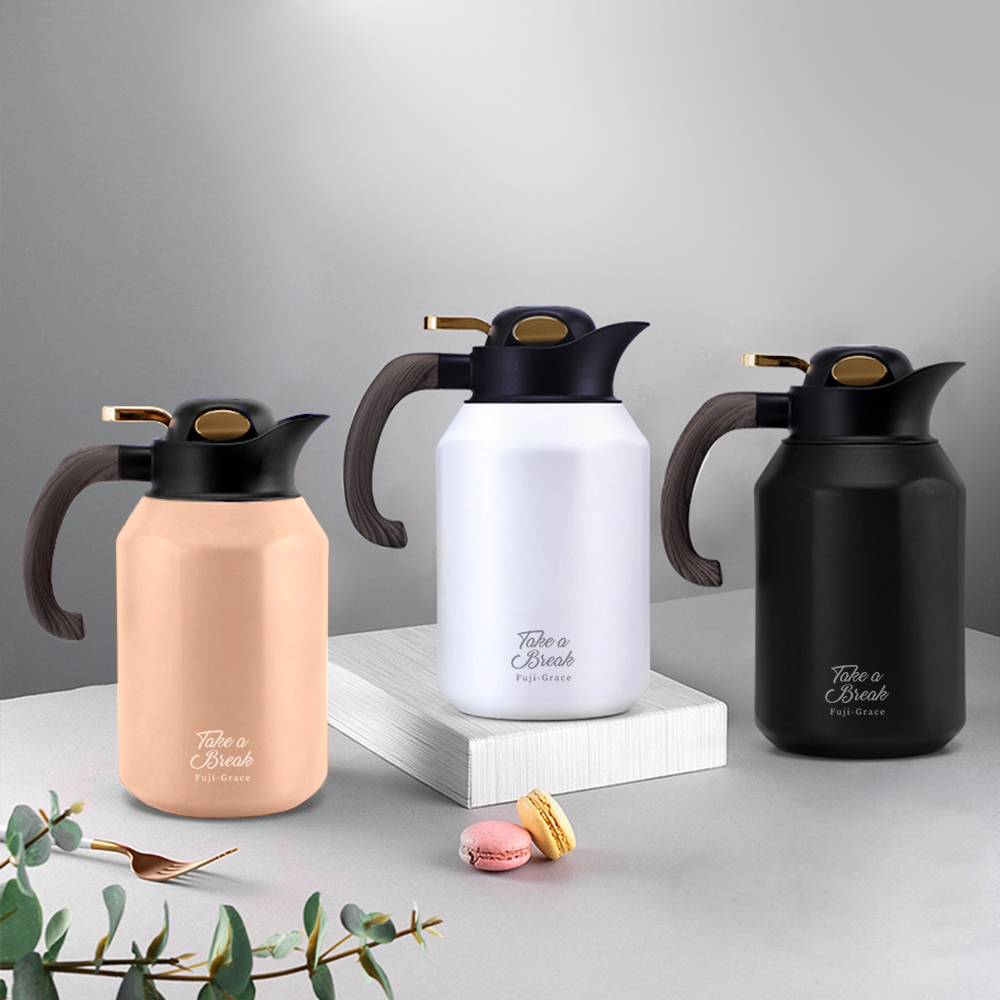 316不鏽鋼快開咖啡保溫壺(1700ml)