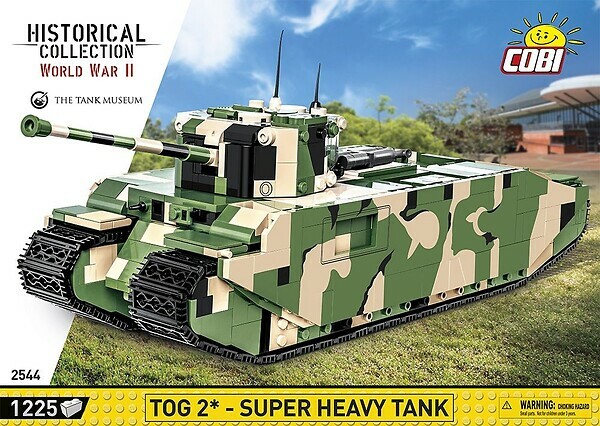 Cobi: WWII 2544 TOG 2 - Super Heavy Tank (1225pcs)