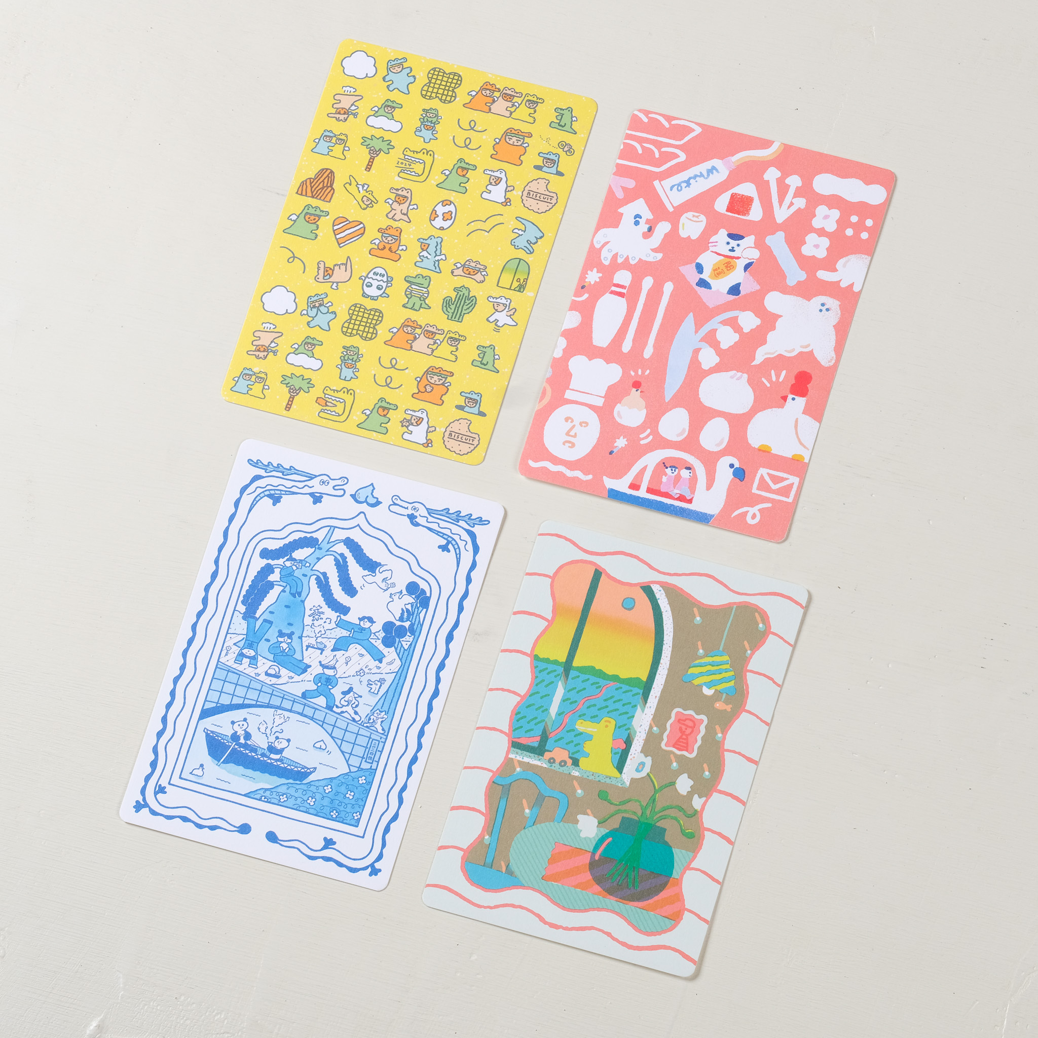 2024 AIUEO 明信片 手帳贈品