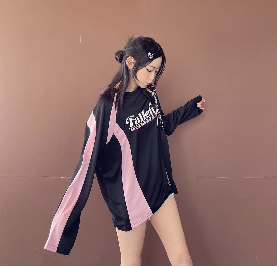 (現貨) FALLETT - FOOTBALL JERSEY LONG SLEEVE (BLACK)