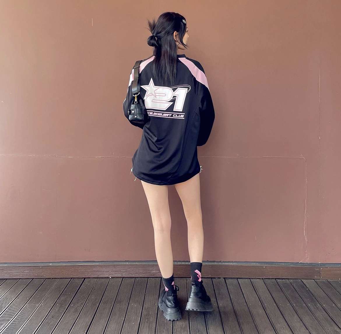 (現貨) FALLETT - FOOTBALL JERSEY LONG SLEEVE (BLACK)