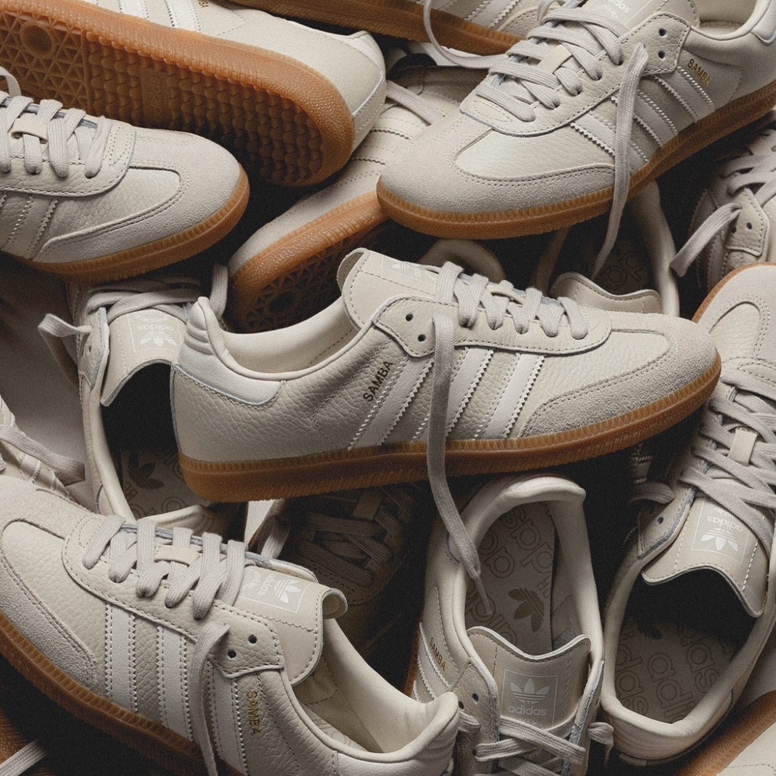 Adidas Wmns Samba OG  Aluminum Gum 米灰 IE7013 米綠IE7011