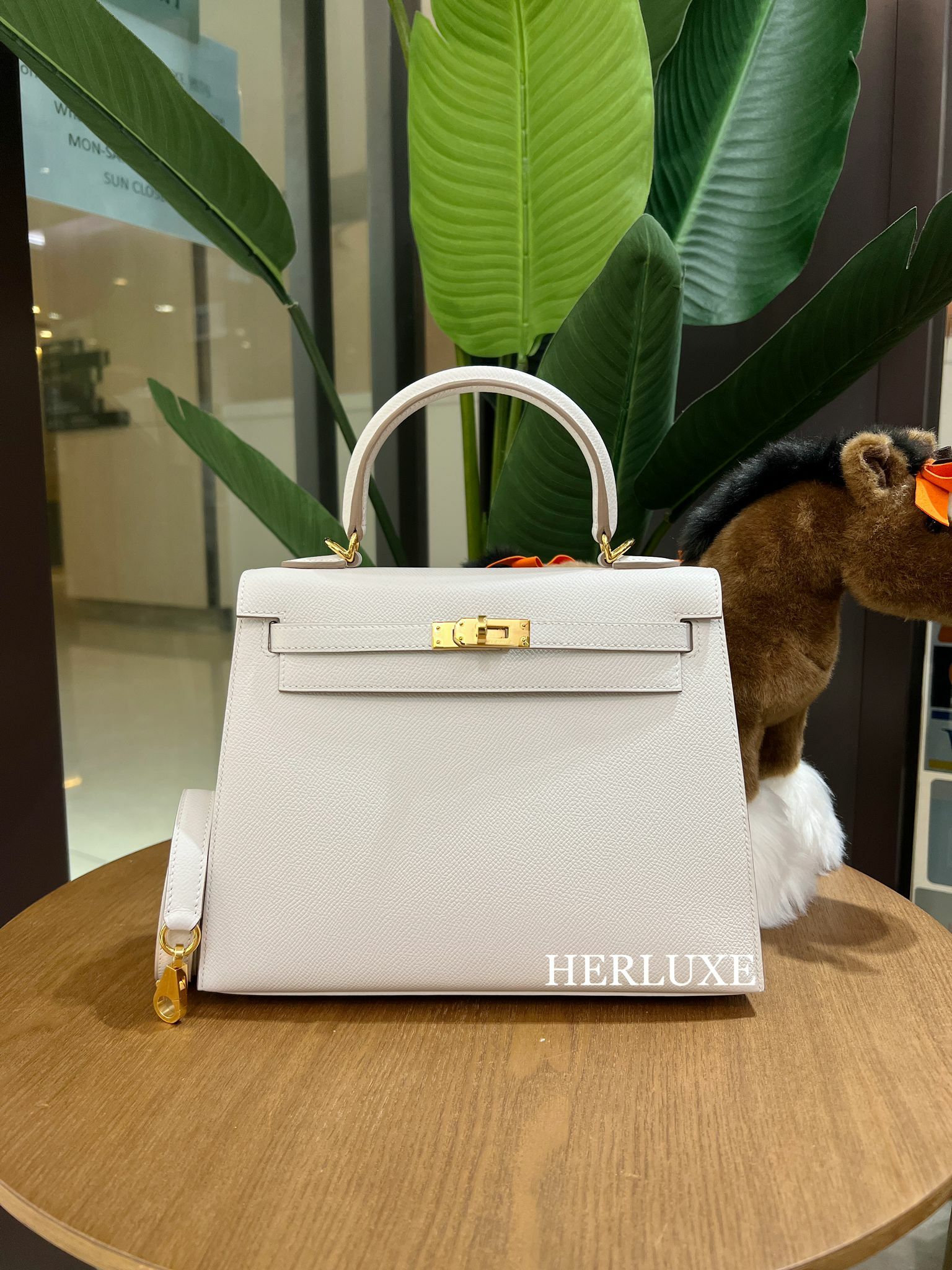 Kelly 25 M4 gris pale cc epsom B