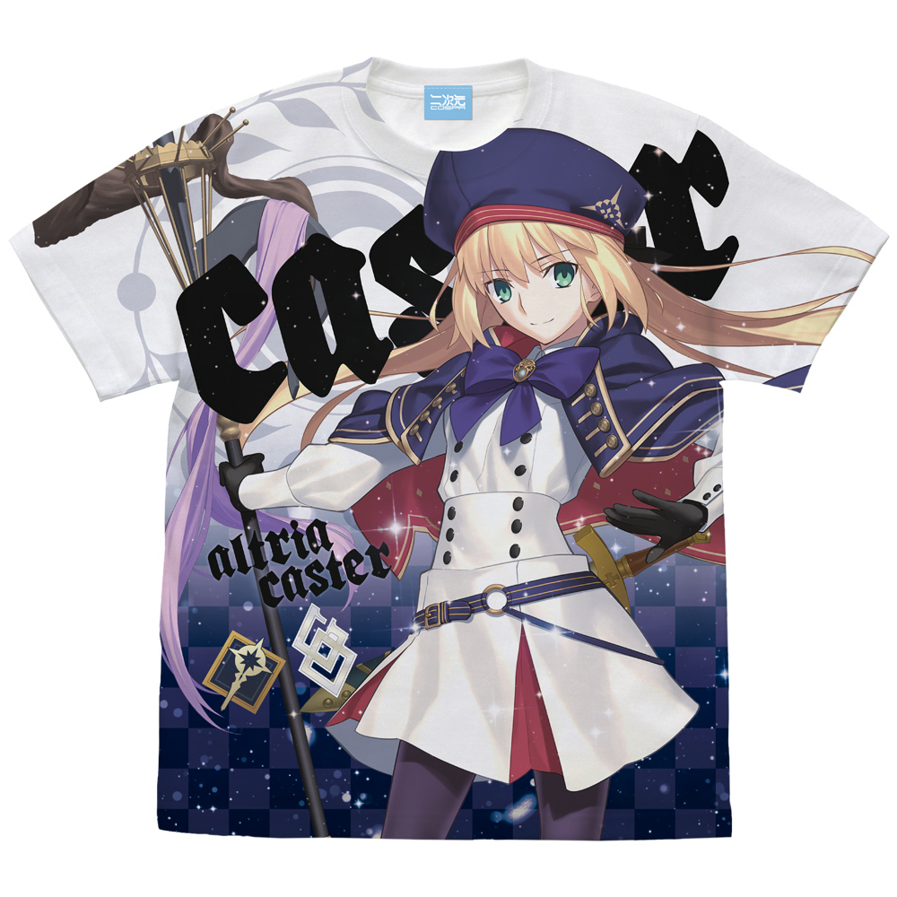 Cospa 0819 Fate/Grand Order ｷｬｽﾀｰ/ｱﾙﾄﾘｱ･ｷｬｽﾀｰ ﾌﾙｸﾞﾗﾌｨｯｸTｼｬﾂ/白色