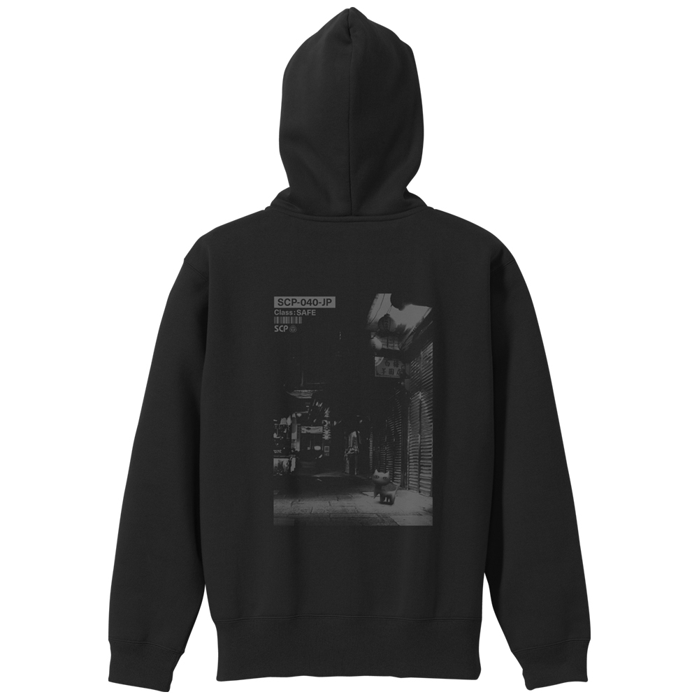 Cospa 0908 SCP財団 SCP-040-JP ねこです ｼﾞｯﾌﾟﾊﾟｰｶｰ/黑色