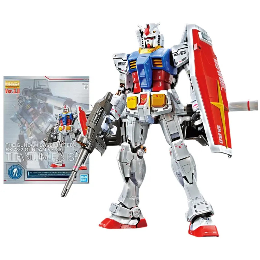 Gundam Base 限定版MG 1/100 RX-78-2 高達Ver.3.0 (鈦合金質型號)