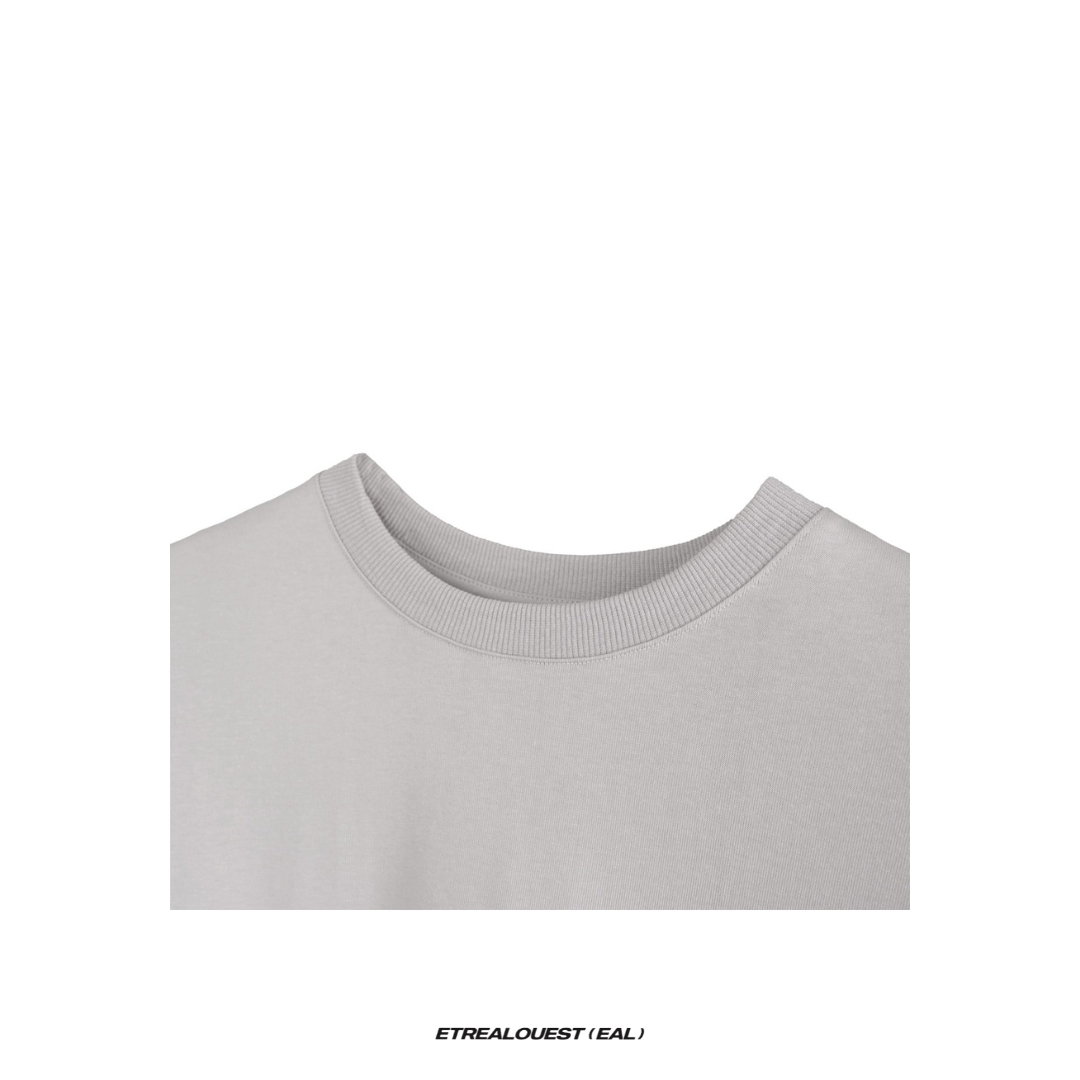 E'TREALOUEST White Line Tee / Grey