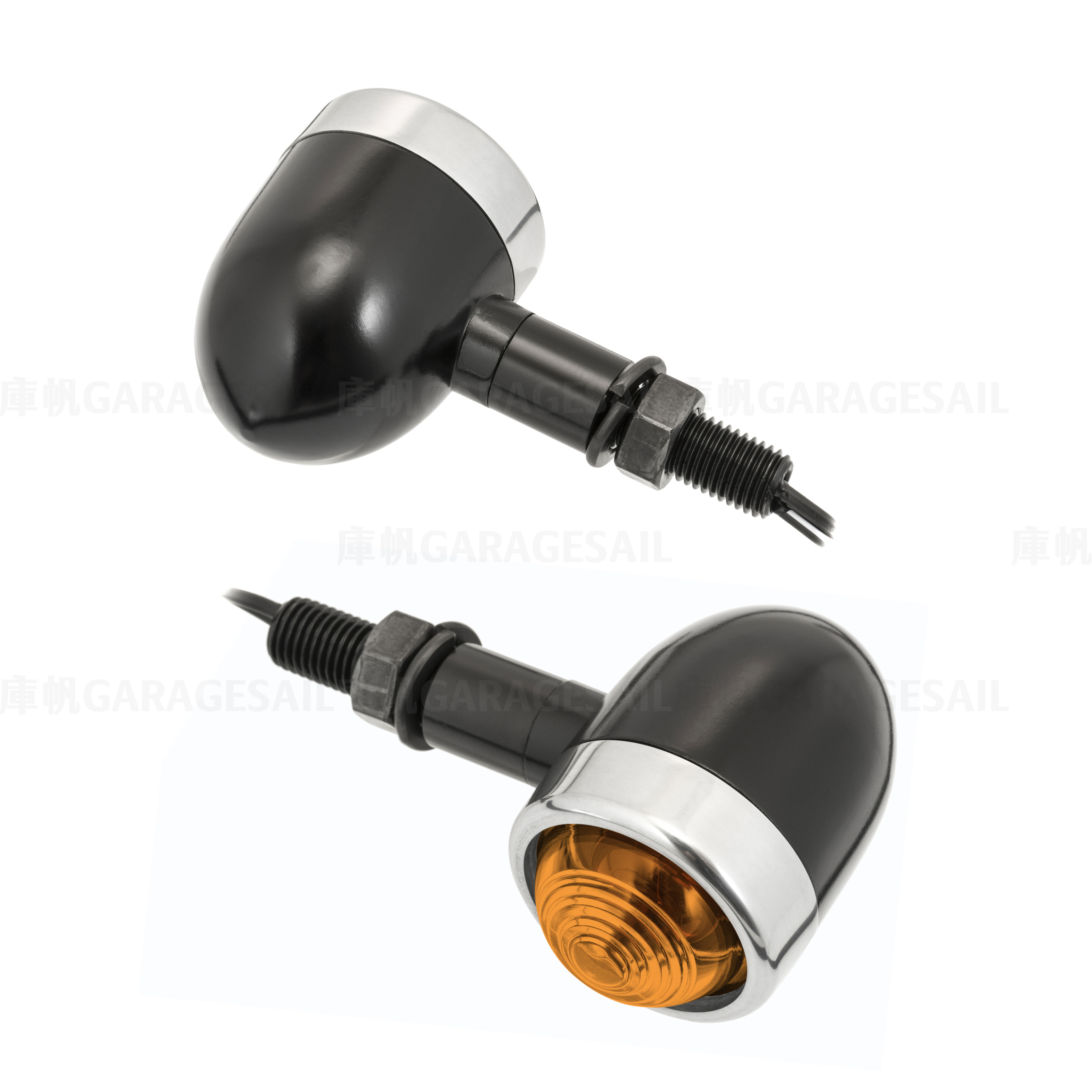 方向燈 小圓子彈 亮黑銀