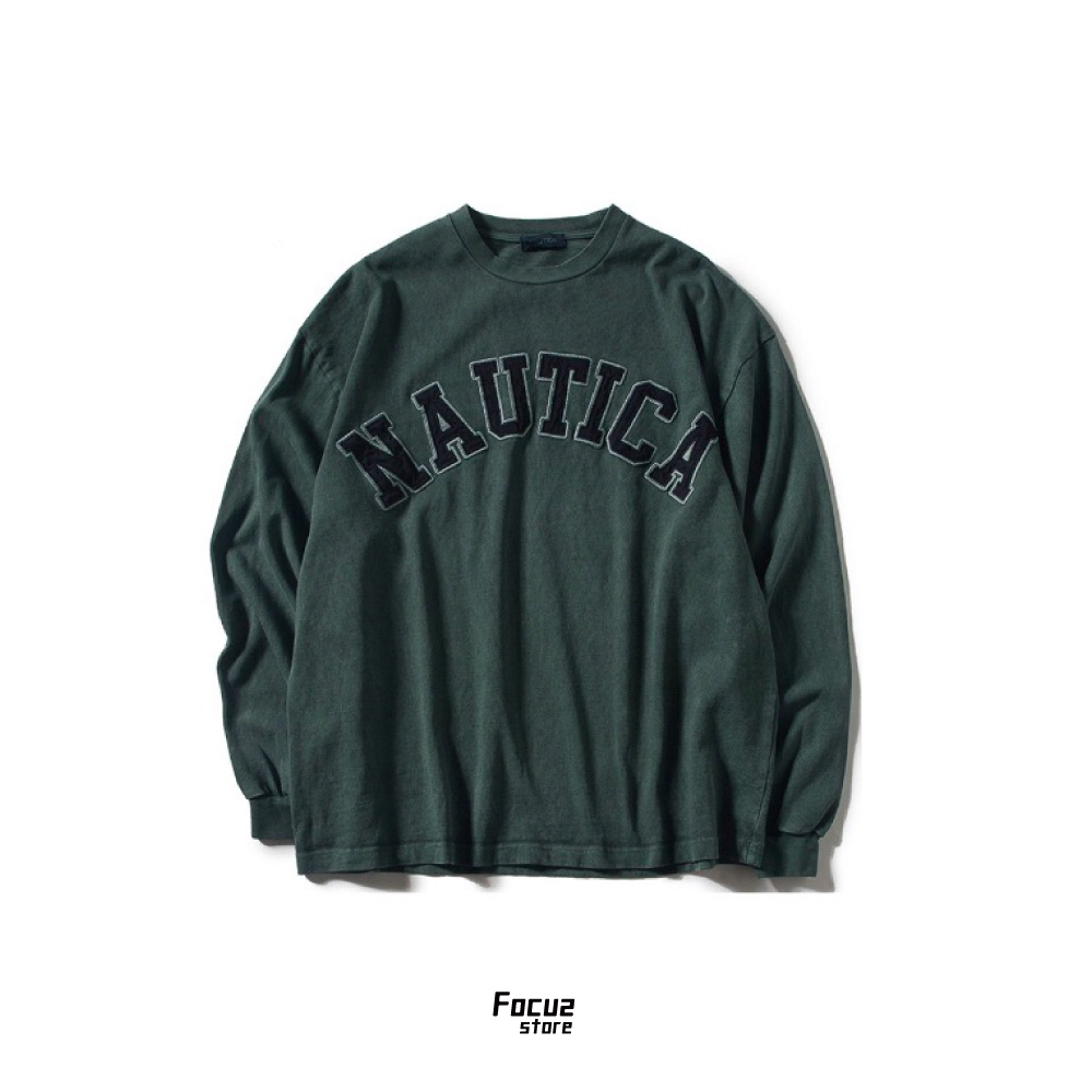 【Focus Store】現貨秒發 NAUTICA Arch Logo Crewneck Sweatshirt 2.1 Green 綠色
