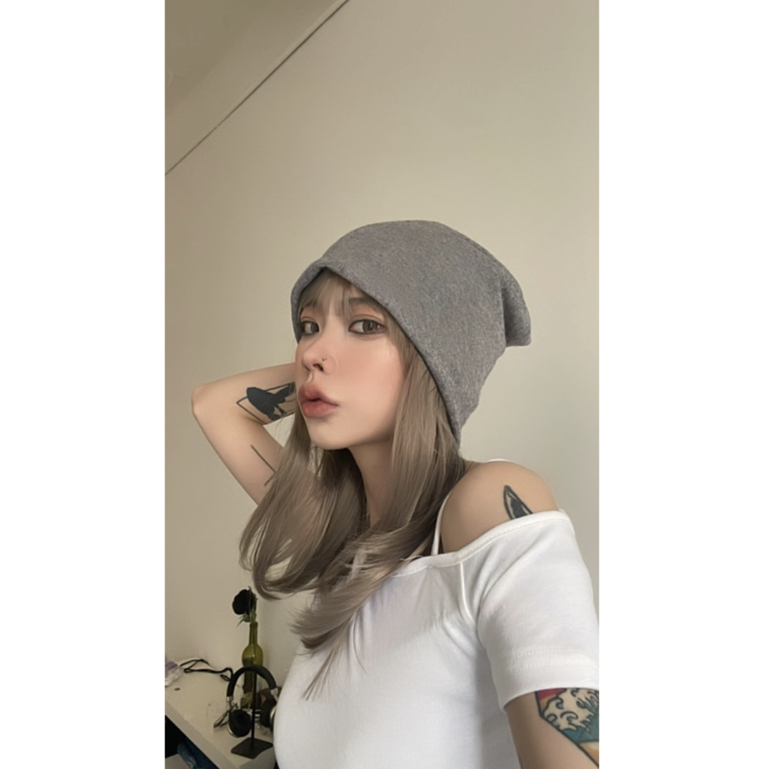 【JINNEE】棉質彈性包頭帽 冷帽 四季皆可 帽 毛帽 包頭帽