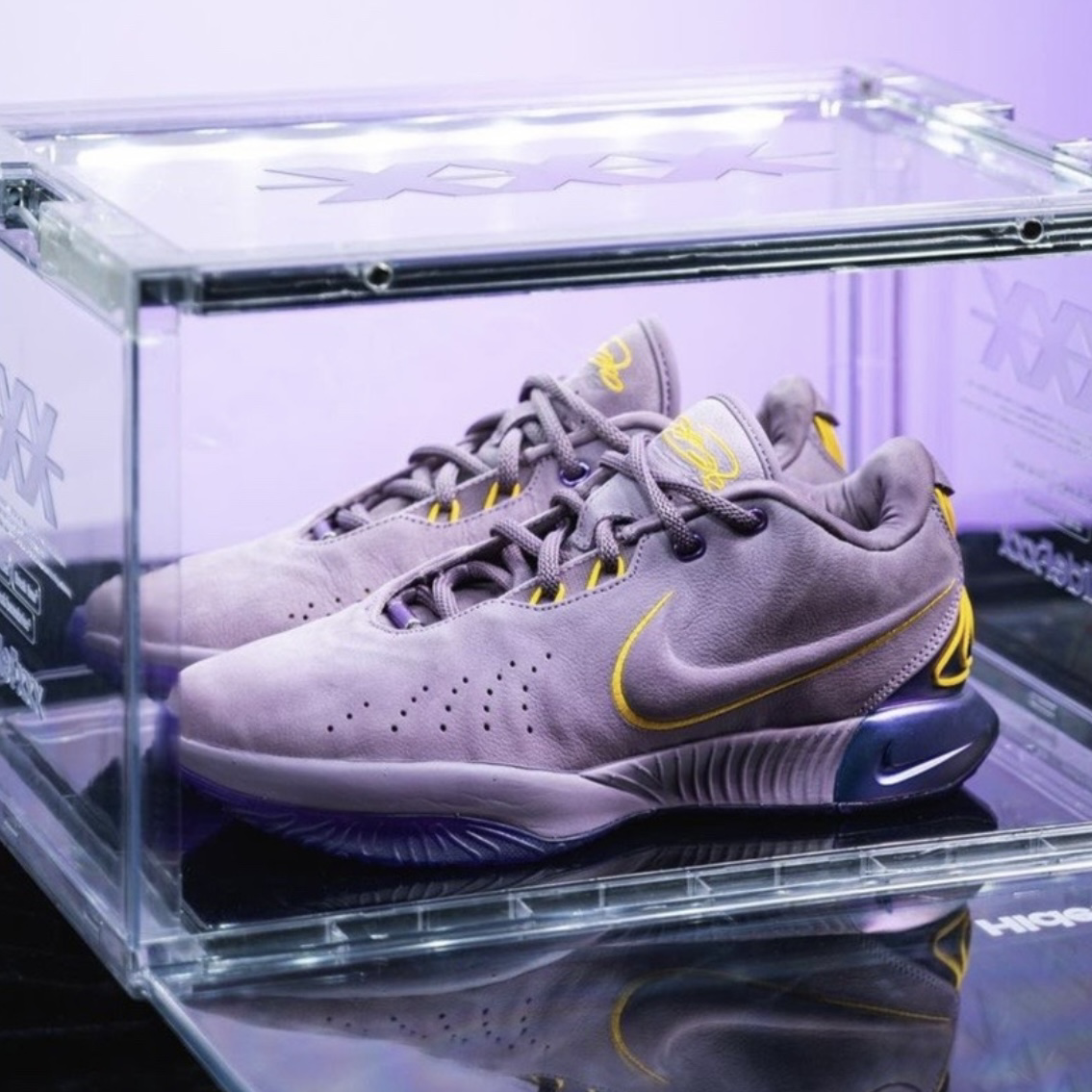 Nike LeBron 21 Purple Rain 紫雨 紫黃色 高筒 實戰籃球鞋