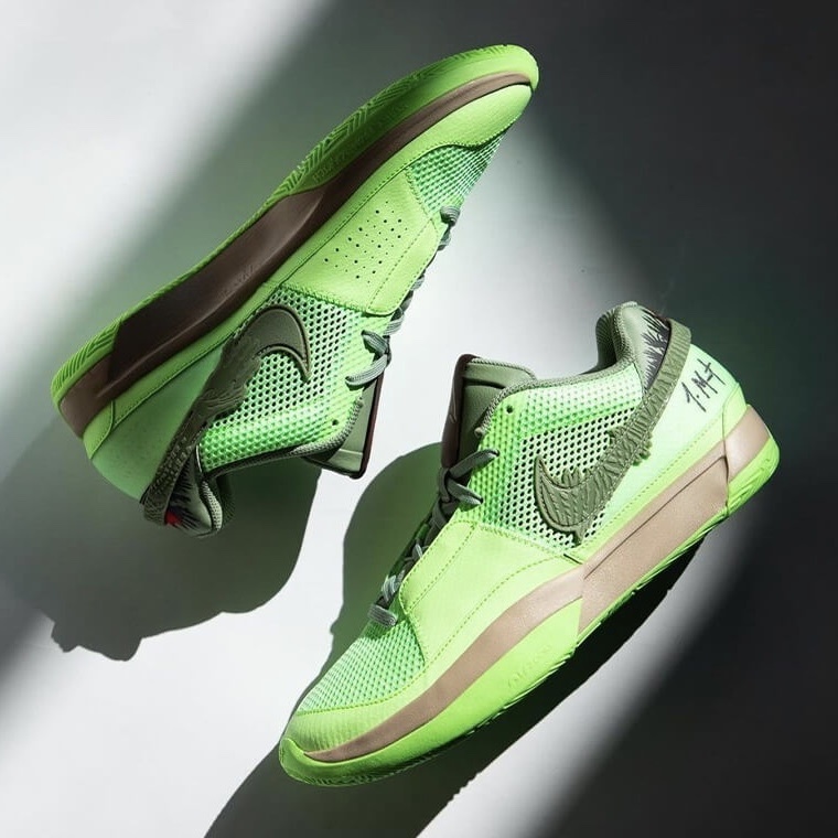 Nike Ja 1 NRG Halloween 螢光黃 青少年 兒童實戰籃球鞋