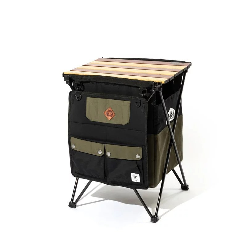 grn outdoor MEKAKUSHI SIDE TABLE 折疊露營邊桌 綠