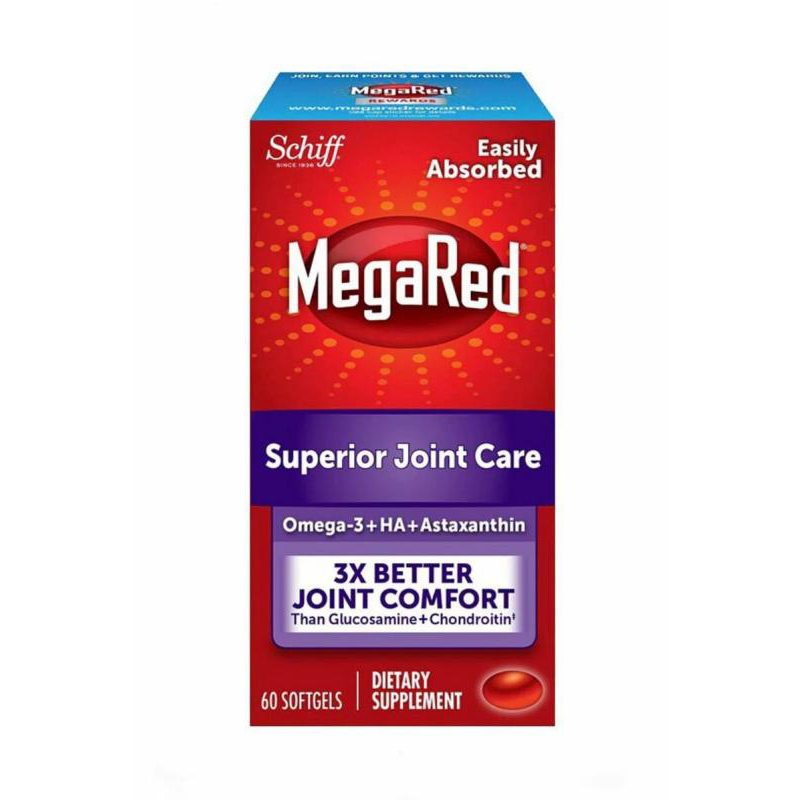 Schiff MegaRed Superior Joint Care, 60 Softgels