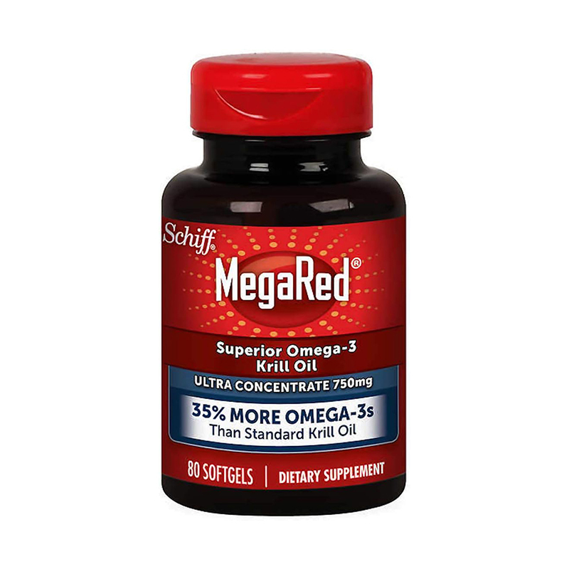 Schiff MegaRed Ultra Concentrate Omega-3 Krill Oil 750 mg., 80 Softgels