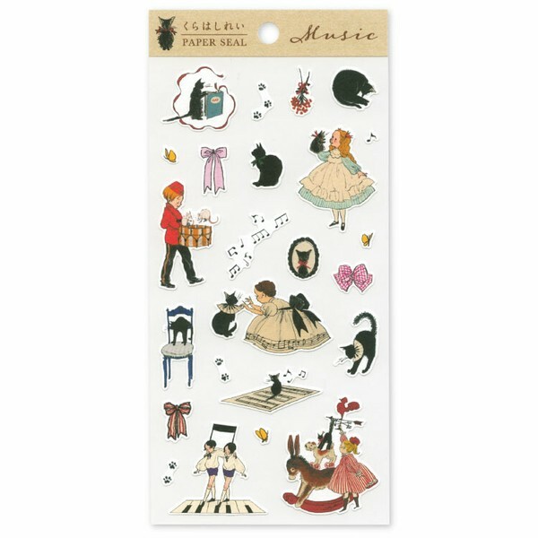 音樂 手帳貼紙｜日本Kurahashirei