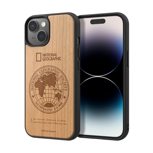 National Geographic - Seal Wood - iPhone 16 Case 國家地理天然木防撞手機殼