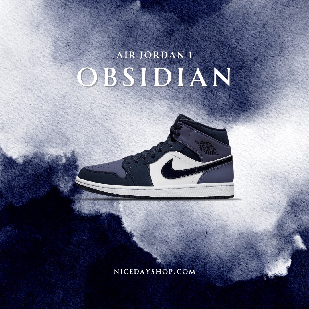 NICEDAY 現貨Air Jordan 1 Obsidian Sanded Purple 黑曜石沙紫喬丹