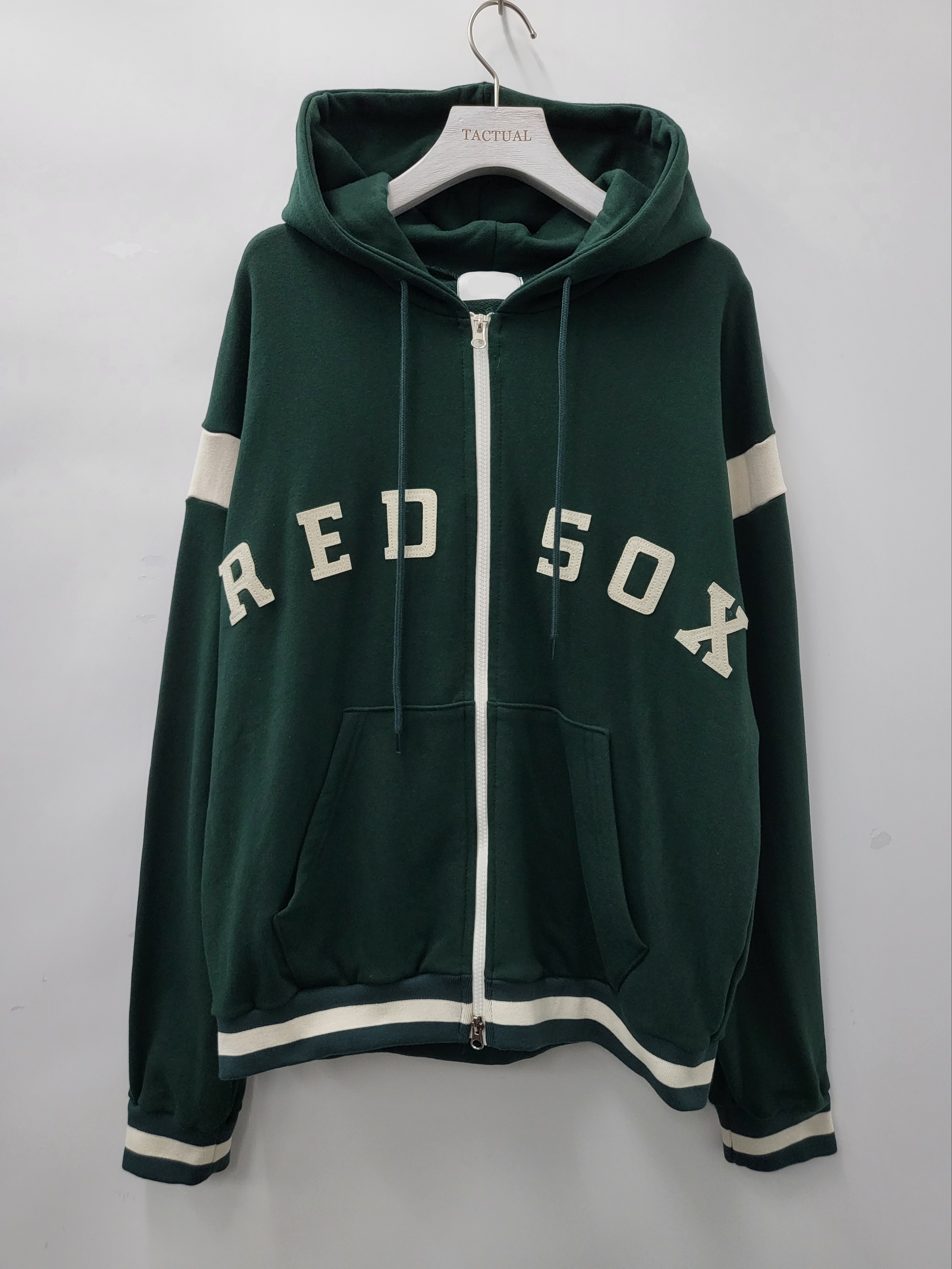 英文字連帽拉鍊外套 JK2388