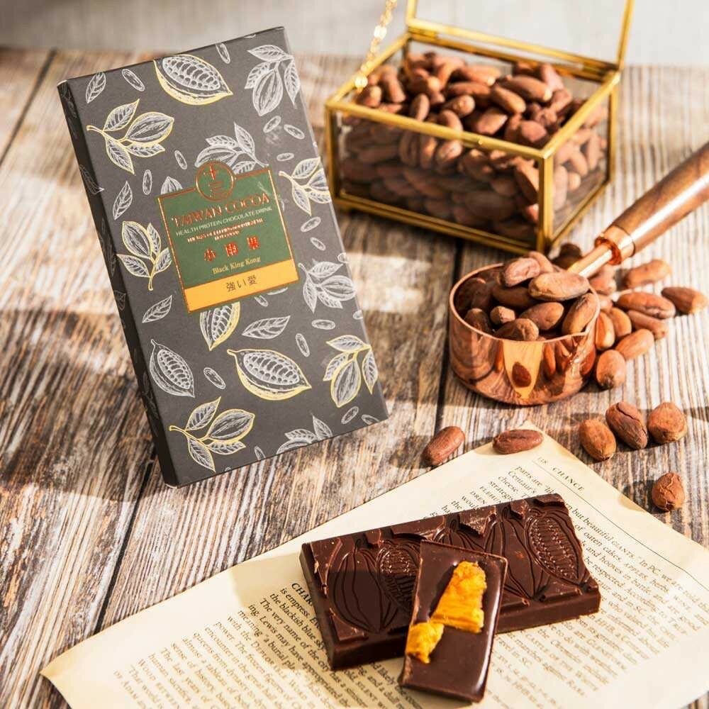 【小雨果巧克力】72%芒果果乾純黑巧克力